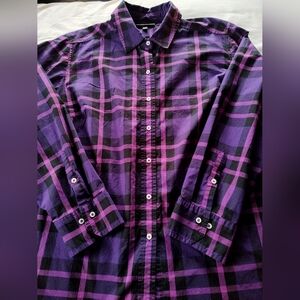 LANE BRYANT Ladies Button Up Blouse. Size 20. Long Sleeves.